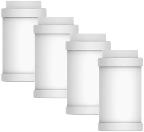 Hillien Faucet Water Filter Replacements (4pcs PP Cotton + Minerals) by Unknown