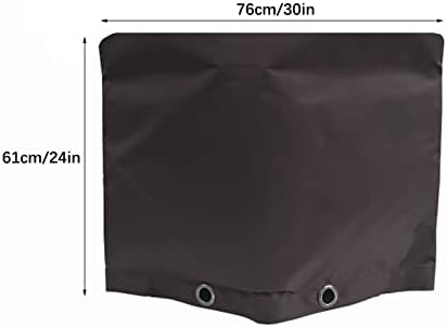 Backflow Preventers Protection, 30Wx24H inch Outdoor Pipe Insulation Cover Backflow Winter Cover Insulated Cover Pouch for Winter Pipe Freeze Protection Water Sprinkler Valve Box Controller - Image 4