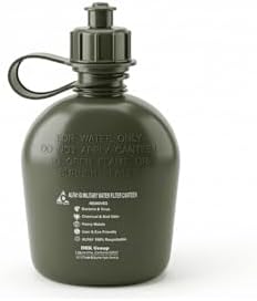 ALFA1 GI Canteen with Quick Dispensing Cap & Strap - NO Filter (Color: OD Green) - Image 4
