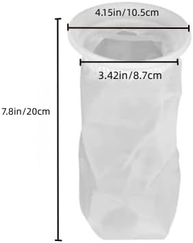 IBC Nylon Lid Filter 2 Pack IBC Lid Nylon Filter Screen Rain Water Filter, for Venting Ton Barrel Plastic Cover Tote Tank Lid Breath Cover - Image 2