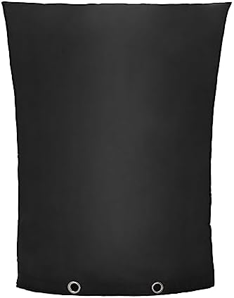Backflow Preventer Insulation Cover, 30x24inch Pipe Warmers Insulated Pouch, Outdoor Pipe Insulation Cover for Winter Pipe Freeze Protection Water Sprinkler Valve Box(16W x 20H inch/ Black) by Unknown