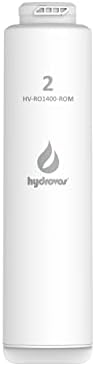 HV-RO1400-ROM Filter, Replacement Cartridge #2 Fits Only HV-RO1400-OD Tankless Reverse Osmosis System, 2 Years Filter Life, Easy DIY Filter Changes, Reduces Over 95% Dissolved Contaminants by HYDROVOS