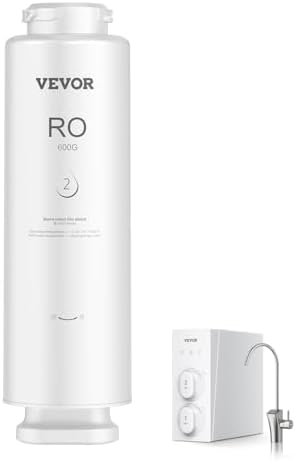 VEVOR Reverse Osmosis Filter, 10-Layers RO Water Filter Replacement, Compatible with SS-003 600 GPD Under Sink Water Filter, 24 Months Reverse Osmosis Filter Cartridge, Reduces Lead, Chlorine, Rust by VEVOR