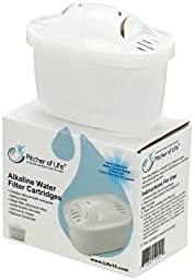 Life Ionizer - Pitcher of Life Improved 2024 - Alkaline Pitcher Replacement Water Filters - Super Alkaline Water Filter Cartridge - Premium Water Alkalizer & Purifier - Single Pack by LifeIonizer