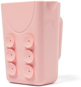 Rinzee® Baby Bath Rinse Cup with Suctions – Soft Silicone Shampoo Rinser for Kids – BPA‑Free, Drains Upside Down, Sticks to Tiles. Patent Pending by RINZEE