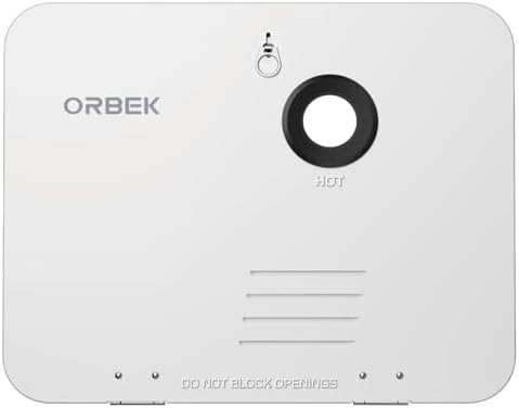 ORBEK 15 x 18 in RV Water Heater Door & Flange, White by ORBEKTanklessWaterHeater