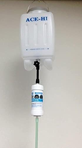 Water Filter Demineralizer for Gravity Feed Bottle Steam Ironing Systems by SEWTCO