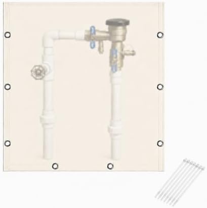 Backflow Cover, 5-Layer Multi-Opening Valve Freeze Protector,16" W x 20" H by Oiendrr