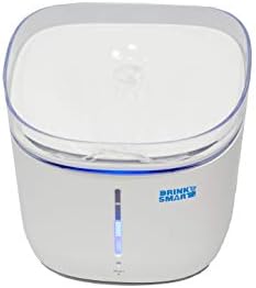 Drinksmart Pet Water Fountain- Smart App Controlled Water Dispenser for Dogs and Cats- Remote Control- Water Level Monitor and Alert- 70 Oz. 2 L Capacity- Super Quiet- Sleek Design- By Felix & Fido by FelixFido