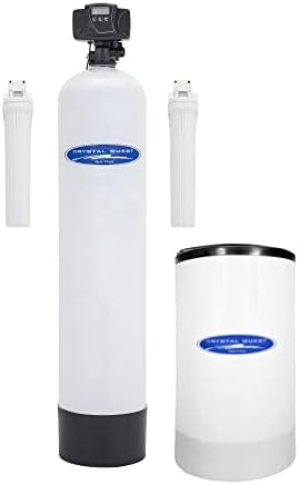 Crystal Quest Whole House Water Softener with Pre/Post Filtration (3 Stages of Filtration) | Fiberglass, 2 Cubic Feet of Resin by CrystalQuest