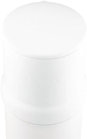 Boroux Compact Gravity-Fed Countertop Stainless Steel Water Filter System | 1.8 Gallons with 2 Authentic Black Foundation. Filters | Matte White - Image 5