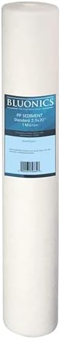 Bluonics 55W UV + Sediment & CTO Carbon Replacement Filter Set for our Well Water System 2.5"x20" - Image 4