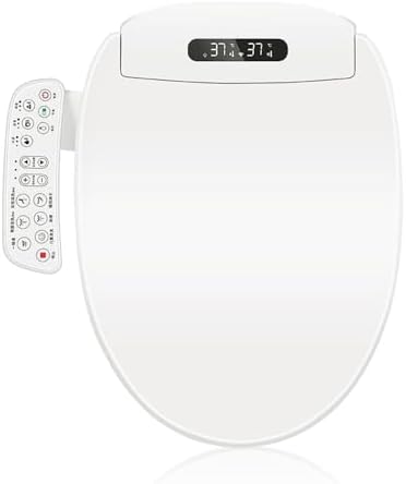 Electric Bidet Toilet Seat, Filtered & Unlimited Warm Water, 8 Modes Spa Wash, Warm Air Dryer, Heated Seat, Self-Clean Stainless Steel Nozzle, HD Night Light. 10-year warranty. (TB-26EV, Elongated) - Image 6