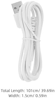 4pcs Water Flosser USB Charging Cord Portable Replacement Cable White - Image 2