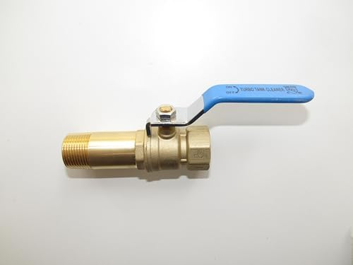 Full-Port Water Heater Drain Valve Kit, ¾″ NPT Shank – Fast Flush Upgrade, Compatible with Turbo Tank Cleaner Water Heater Cleaning Tool - Image 2