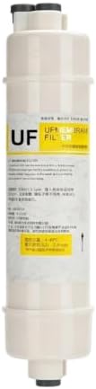 1 Pack 10 Inch UF Ultrafiltration Membrane Water Filter Cartridge, 0.01µm,with 1/4" Quick Connector,for Under Sink RO Whole House Systems by Unknown