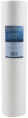 String-wound Sediment, CTO Carbon & Sediment + UV Bulb Replacement Filter Set for our Well Water System > 3pcs 4.5" x 20" Whole House Cartridges + Lamps - Image 5