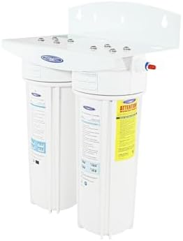 Crystal Quest Smart Under Sink Water Filter System | Smart + Carbon Block + Sediment Filter |Double| Filters 10,000 gallons by CrystalQuest