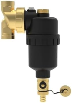 Magnetic Boiler Filter Sludge Separator for Underfloor Heating Systems, 1-Stage Stainless Steel Mesh Filtration,DN20 DN25 DN32 Threaded Connections for HVAC Equipment(DN20) - Image 2