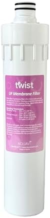 11 inch AQUAVI Twist Ultra Filtration Membrane UF Water Filter for Reverse Osmosis RO System Quick Connect Replacement or Add-on, Improve Water Taste by AQUAVI