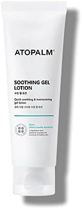 ATOPALM Soothing Gel Lotion 4 Fl Oz, Cooling and Calming Moisturizer for Sensitive, Eczema Prone, Heat Rash Skin, Redness Relief, Lightweight Mild Face and Body Lotion for Baby, Korean Skincare by ATOPALM