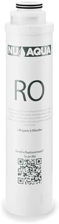 NU Aqua Countertop Reverse Osmosis System Replacement Water Filter - RO Membrane - Filtration Pack by NUAqua