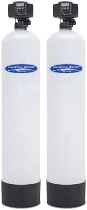 Crystal Quest Smart + Softener | Whole House Inline Water Filter | Fiberglass | Automatic Backwash by CrystalQuest