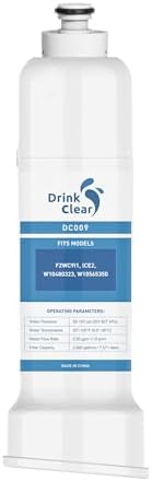 ICE2 F2WC9I1 ICE Maker Filter Replacement, 1 Pack by DRINKCLEAR