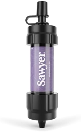 Sawyer Products SP3504 Mini Water Filtration System, Filter and Cleaning Plunger only, 4-Pack, Purple - Image 2