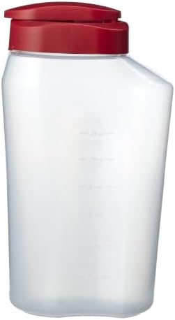 GoodCook 1 Quart Bottle with Snap Lock Easy-Pour Lid Set of 2, Clear - Image 3