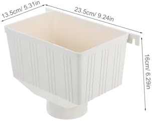 PVC Square Rain Downspout Connector for Outdoor Gutter Drainage - Image 2