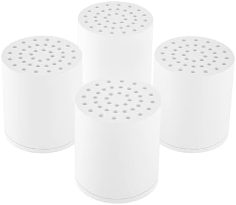 SR SUN RISE 20 Stage Shower Filter Cartridges for Hard Water, 4 Pack by SRSUNRISE