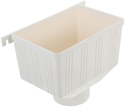 PVC Square Rain Downspout Connector for Outdoor Gutter Drainage by DECOMELODY