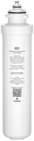 ICEPURE Reverse Osmosis Water Filter Replacement for ICEPURE 6-in-1 Bottleless Water Cooler Ice Maker with 3-Stage Filtration, WiFi, Bullet and Crushed Ice, YD-ZB006, 12 Months by ICEPURE