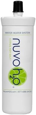 NuvoH2O Water Heater Replacement Cartridge – Salt-Free Scale Prevention for Water Heaters – Quick-Connect Design – Eco-Friendly, No Salt or Wastewater – Compact Filter Housing by NUVOH2O