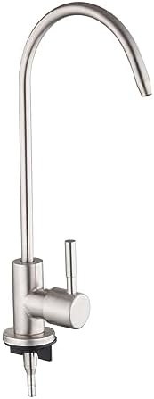 Kitchen Water Filter Faucet Direct Drinking Tap Chrome Plated 1/4 Inch Connect Hose Reverse Osmosis Filters Parts Purifier by Unknown