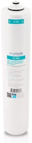 Aquasure Premier Stage 2 Carbon Block Filter Replacement Cartridge AF-PR2 for AS-PR75/AS-PR100 4-Stage Under Sink Reverse Osmosis RO Water Filtration System | Quick Twist, Removes Chlorine & Bad Odor by Aquasure