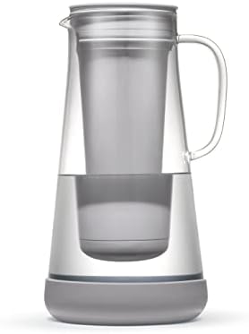 LifeStraw Home Glass Water Filter Pitcher, 7-Cup, Pebble by Unknown