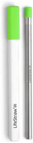 LifeStraw Sip – Reusable Stainless Steel Water Filter Drinking Straw by Unknown