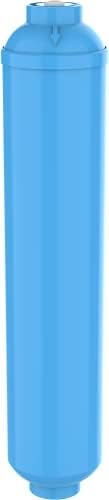 OMNIFilter R200 Inline Water Filter for Refrigerators & Ice Makers, 1/4" Quick Connect Fittings, Removes Sediments, Chlorine Taste and Odor, 15 Micron, Blue by PentairOmniFilter