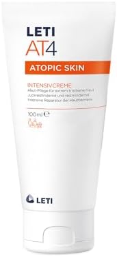 LETI AT4 Intensivcreme - Akut-Hautpflege bei Extrem trockener Oder bei akuten atopischen Ekzemen, 100 ml Cream by Leti