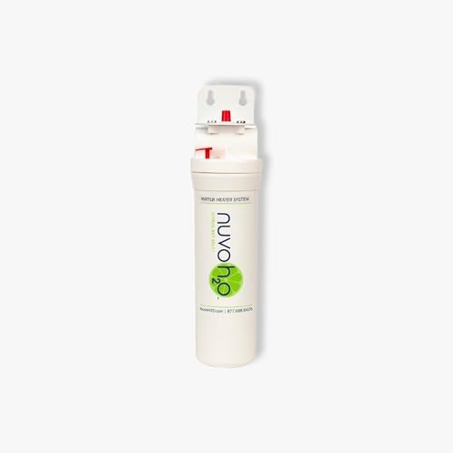 NuvoH2O Water Heater System – Citrus-Based, Salt-Free Water Softener – Prevents Hard Water Scale Buildup, Extends Water Heater Life – Compact, Eco-Friendly by NUVOH2O
