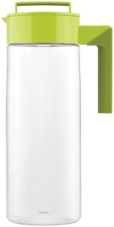 Takeya Airtight Pitcher - Durable BPA-Free Eastman Tritan Odor/Stain-Resistant Leakproof Lid for Iced Tea/Water Easy-Grip Silicone Handle Spill-Free Spout Fridge-Friendly Made in USA 2 Quart/Avocado - Image 2