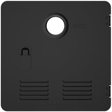 Eyoo RV Water Heater Door Kit, 15x15 Inches Black Panel, Stainless Steel, Compatible with Eyoo Models Only by eyoo