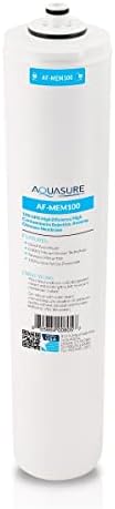 Aquasure Premier Stage 3 Membrane Filter Replacement Cartridge AF-MEM100 for AS-PR100 4-Stage Under Sink Reverse Osmosis Water Filtration System | 100 GPD, Quick Twist, Removes TDS & Impurities by Aquasure