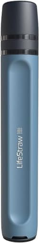 LifeStraw Peak Series Personal Water Filter for Hiking, Camping, Travel, and Emergency Preparedness, 1 Pack, Mountain Blue by Unknown