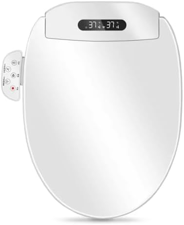 Electric Bidet Smart Toilet, Auto Open/Close Lid & Seat with Radar and Foot Sensor, WaterTank Built In, Auto Flushing, 8 Modes Wash, Dryer, Foam Shield (Snow White) - Image 2