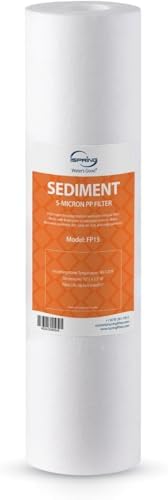 iSpring FP15 NSF Certified Sediment Water Filter Cartridges Replacement, 5 Micron 10" x 2.5" Universal Sediment Filter, 15,000-Gallon Multi-Layer Cartridge - Image 4