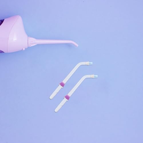 2pcs Oral Irrigator Cleaning Heads: Replacement Water Flosser Nozzles - Flossing Jet Tips Irrigator Tips for Implants Braces Home Or Travel Use - Image 6