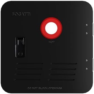 FOGATTI 15" x 15" RV Water Heater Door, Black by FOGATTI